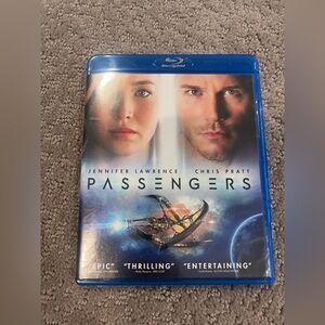 Passengers Movie on Blu Ray Disc